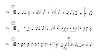 Hallelujah  Viola Sheet Music [upl. by Hilliard]