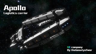 【Space Engineers】Apollo logistics carrier [upl. by Eylrac851]