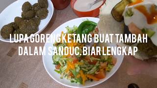 Resep TAAMEYA ato FALAFEL Sandwich Arabi [upl. by Srednas]