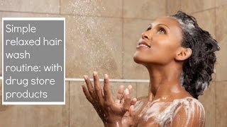 Detailed relaxed hair wash day routine for healthy long hair  Gelaje [upl. by Itch]