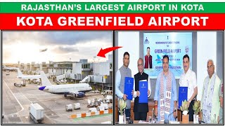 Kota Greenfield Airport  New Airport in Kota Rajasthan  Papa Construction [upl. by Sheaff]