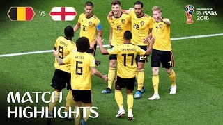 Belgium v England  2018 FIFA World Cup  Match Highlights [upl. by Diandra]