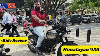 Himalayan 450 Ride Review in Tamil  Better than 411 [upl. by Shurlocke]