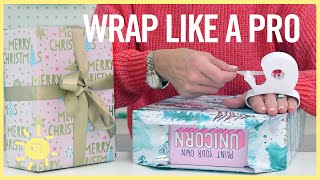 Tricks to WRAP THE PERFECT GIFT in less than 1 Minute [upl. by Laws]