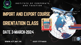 IMPORT EXPORT COURSE ORIENTATION CLASS [upl. by Herrah479]