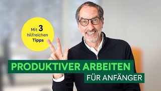 Produktivität steigern 3 Tipps für mehr Effizienz beim Arbeiten  AOK [upl. by Tareyn]