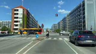 Driving In Denmark 🇩🇰 Copenhagen Downtown Capital of Denmark Frederiksberg 4k UHD 60fps [upl. by Liakim]