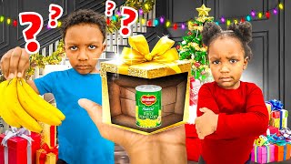 Surprising Our Kids With BAD Christmas Presents Prank  The Empire Family [upl. by Notserk220]