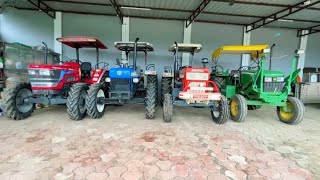 tractors power test Swaraj John Deere Mahindra Arjun Novo New Hollande [upl. by Ahsatal]