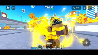 OMG I GOT THE NEW GOLD FUTURE LARGE CLOCKMAN CLOCK FACTORY GAMEPLAY  Roblox Toilet Tower Defense [upl. by Assek]