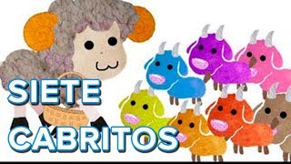 Los siete cabritos y el lobo cuento infantil [upl. by Nywroc]