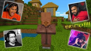 Indian gamers almost got heart attack while playing Minecraft 🔴 techno gamerz bbs smarty fleet [upl. by Rodmur]