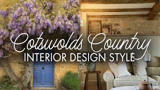 How to decorate Cotswolds Countryside Style Charming English Countryside  Interior Design Ideas [upl. by Darby980]