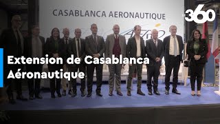 Figeac Aero pose la première pierre du chantier d’extension de «Casablanca Aéronautique» [upl. by Arekat]