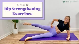 10 MInute Hip Strengthening Exercises  at home [upl. by Arrat]