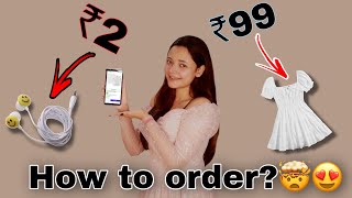 How I order ₹2 earphones ₹99 dress on Shopsy🤯😍 Shopsy real hai ya fake😱 shopsy sumedhafam [upl. by Eilsew481]