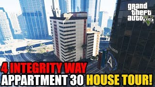 GTA 5 PC  4 Integrity Way Apartment 30 House Tour [upl. by Rebe579]