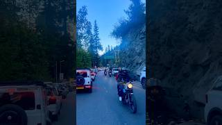 Solang valley traffic jam shorts solangvalley [upl. by Felecia471]