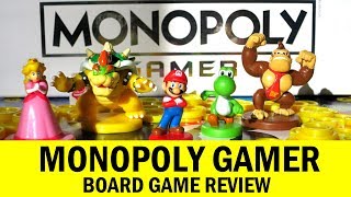 Monopoly Gamer Board Game How To Play Review amp Runthrough  Mario Kart [upl. by Gunnar]