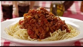 How to Make Meaty Spaghetti Sauce  Pasta Recipe  Allrecipescom [upl. by Terina4]