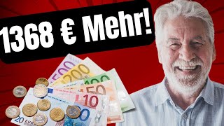 1368 € Mehr für Rente Kranken und Pflegeversicherung Das musst du wissen [upl. by Nagn]