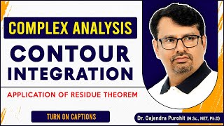 Complex Analysis Contour Integration  Application of Residue Theorem [upl. by Nhor329]