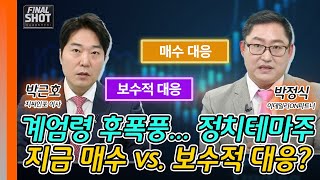 계엄령 후폭풍 정치 불확실성 커진 증시 정치테마주 지금 매수 vs 보수적 대응  Final Shot 20241204 [upl. by Squires259]