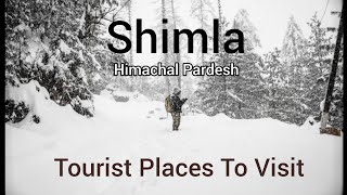 Shimla himachal pradesh। Mall road shimla। live snowfall in shimla। Shimla snowfall 2024। [upl. by Akiret215]