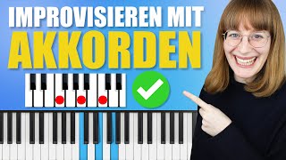 Akkorde improvisieren Klavier Ein GENIALER Trick [upl. by Annala]