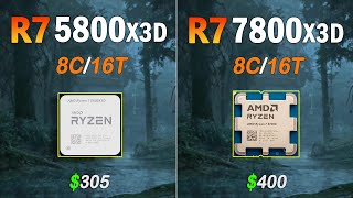 Ryzen 7 5800X3D vs Ryzen 7 7800X3D Worth Upgrading 1080p 1440p amp 2160p test [upl. by Sidra276]