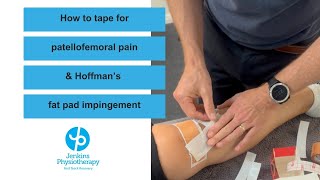 How to do strapping for knee pain [upl. by Kopple]