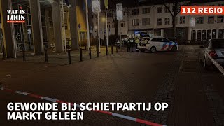 GEWONDE BIJ SCHIETPARTIJ OP MARKT GELEEN [upl. by Semreh]