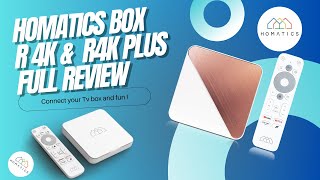 Homatics Box R 4K amp R 4K Plus Review  Make Your TV Smart homatics collab [upl. by Denis]