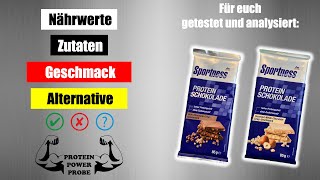 DM Protein Schokolade 🍫 Haselnuss und Vollmilch von Sportness im Test [upl. by Llennahc87]