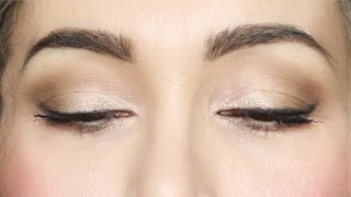 Trucco occhi semplice e rapido in 5 step Effetto soft e luminoso Trucco principianti [upl. by Sicnarf]