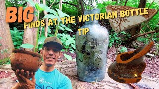 Victorian Treasures Amazing Bottle Dump Finds And Pottery Sherds [upl. by Boru]