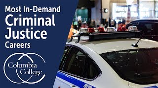 Most InDemand Criminal Justice Careers [upl. by Anaytat860]