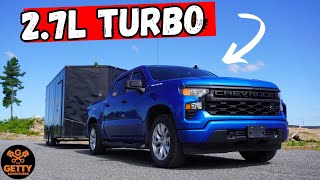 Chevy 1500 27L TURBOMAX 4 Cylinder Engine L3B Towing Review  Can It ACTUALLY TOW [upl. by Hulton]