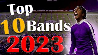 2023 Top 10 High School Marching Bands OF THE YEAR [upl. by Saraiya]