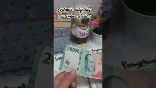 Evaluasi budgeting September Week 3 dailyvlog budgetingiburumahtangga budgetingjourney budgeting [upl. by Frasquito]