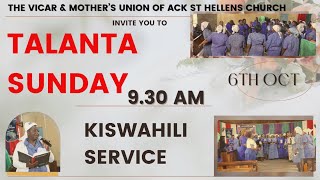 KIKUYU SERVICE 6th OCT TALANTA SUNDAY [upl. by Rowe]