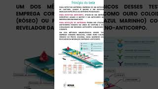 Testes rápidos diagnósticos TRD´s [upl. by Gnuhc]