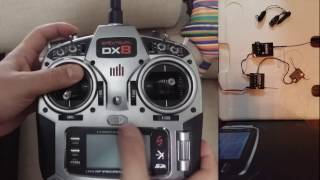 Spektrum DX8  AR8000  TM1000 [upl. by Roosnam]