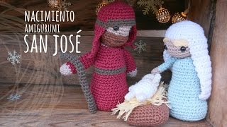 Tutorial Belén Amigurumi San José Nativity English Subtitles [upl. by Naitsirhk]