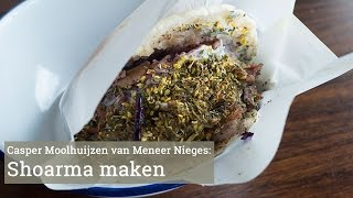 Shoarma maken Het recept van Meneer Nieges [upl. by Lynd851]