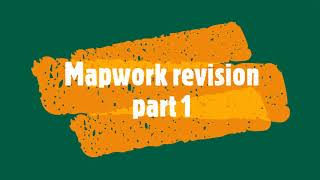 Gr 12 Mapwork revision part 1 [upl. by Sherye]