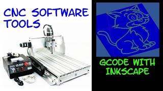 CNC SOFTWARE Gcode path with INKSCAPE [upl. by Enyahs]