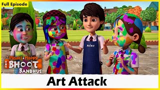 Pinaki And Happy  Bhoot Bandhus  Art Attack  Full Episode 84 [upl. by Ornas]