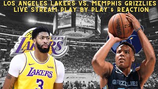 LIVE  Los Angeles Lakers VS Memphis Grizzlies Play By Play amp Reaction Game 6 [upl. by Latrina352]