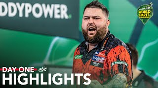 THE CHAMP RETURNS  Day One Highlights  202324 Paddy Power World Darts Championship [upl. by Naicul203]